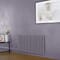 Radiatore Elettrico di Design Orizzontale - Altezza 635mm - Viola (Dahlia Purple) - Scelta di Dimensioni, Termostato e Copri Cavi - Revive