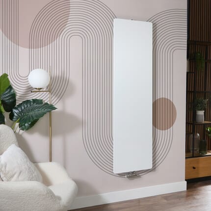 Radiatore di Design Verticale a Piastra (Pannello Singolo) 1800mm - Scelta della Dimensione e della Finitura - Ria