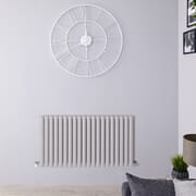 Radiatore di Design Orizzontale Moderno - Pannello Doppio - Grigio Chiaro - 635mm x 1180mm - Revive