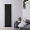 Radiatore di Design Verticale Moderno - Pannello Singolo - Nero - 1600mm x 472mm - Revive