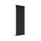 Radiatore di Design Verticale Moderno - Pannello Singolo - Nero - 1600mm x 590mm - Revive