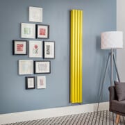 Radiatore Elettrico di Design Verticale Giallo (Dandelion Yellow) - Scelta di Dimensioni, Termostato e Copri Cavi - Revive - ECOSO by Hudson Reed