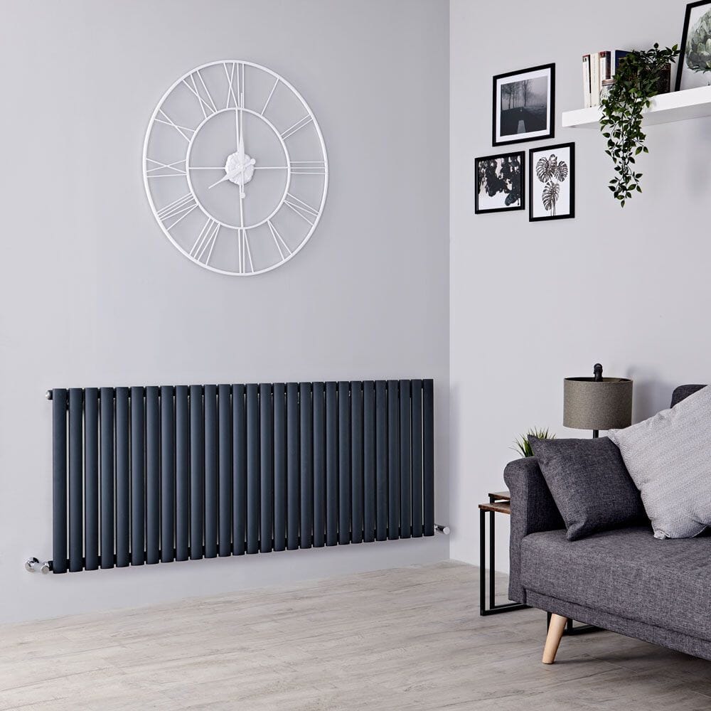 Radiatore di Design Orizzontale - Disponibile con Panello Singolo o Pannello Doppio - Scelta di Dimensioni e Finiture - Revive