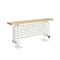 Radiatore Orizzontale Tradizionale con Panca - Bianco - Regent Bench