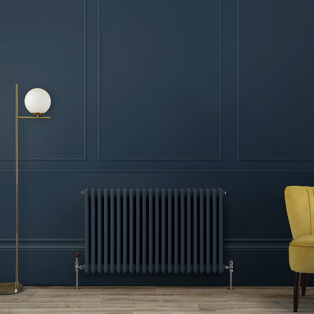Radiatore di Design Orizzontale Triplo - Scelta di Colori Classici e Misure - Regent