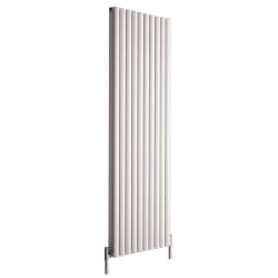 Hudson Reed Revive - Radiatore di Design in Alluminio Verticale (Pannello Doppio) - Disponibile in Diverse Larghezze - Bianco