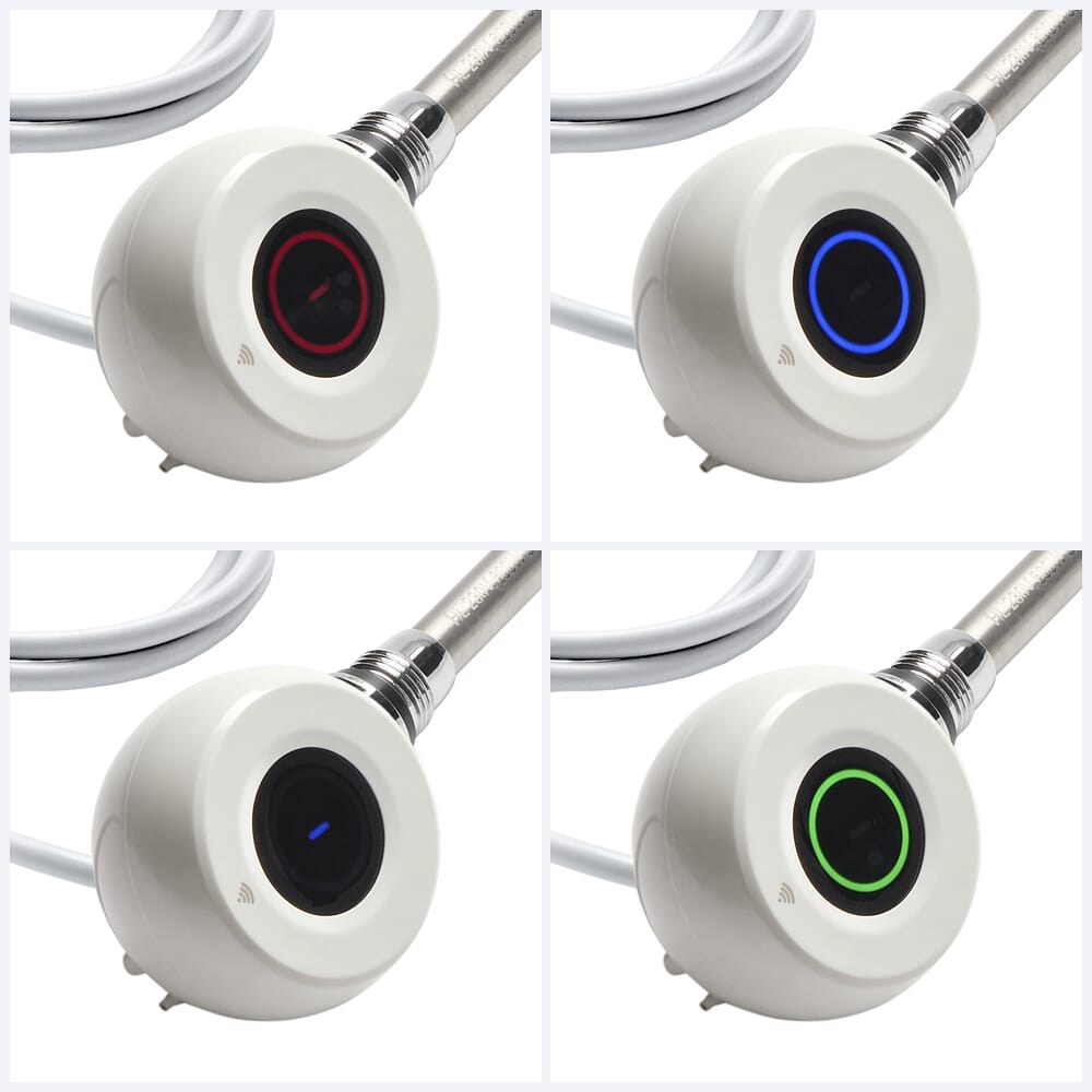 Radiatore Elettrico di Design Orizzontale - Bianco - 635mm Alto - Scelta di Dimensioni e Termostato Wi-Fi - Opzioni con Presa Elettrica o Cablata - Delta - ECOSO by Hudson Reed