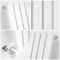 Radiatore di Design Orizzontale Bianco - Colonne Piatte - Sloane