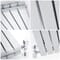Radiatore di Design Orizzontale Bianco - Colonne Piatte - Sloane
