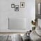 Radiatore Elettrico di Design Orizzontale - Bianco - 635mm Tall - Scelta di Dimensioni e Termostato Wi-Fi - Opzione con Presa Elettrica o Cablata - Sloane - ECOSO by Hudson Reed