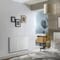Radiatore Elettrico di Design Orizzontale - Bianco - 635mm Tall - Scelta di Dimensioni e Termostato Wi-Fi - Opzione con Presa Elettrica o Cablata - Sloane - ECOSO by Hudson Reed