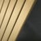 Radiatore Verticale - Piatto - Oro Satinato - 1600 mm x 450 mm (pannello singolo) - Delta