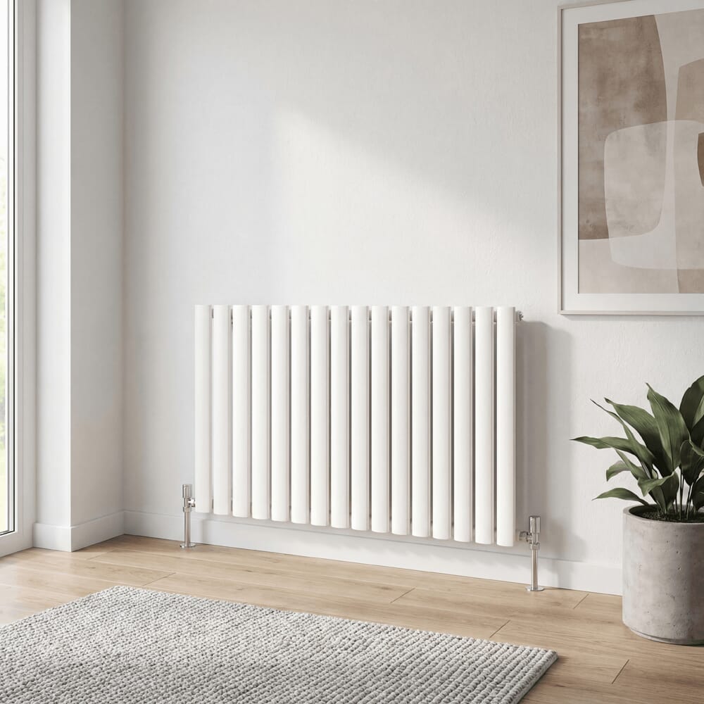 Radiatore di Design Orizzontale - Alt. 595mm - Scelta di Misure e Finiture - Sterling Quinn by Hudson Reed