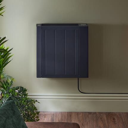 Radiatore Elettrico ad Inerzia con Nucleo in Ceramica - Opzioni con Presa Elettrica o Cablate -  Scelta della Potenza e Finiture - Lex - ECOSO by Hudson Reed