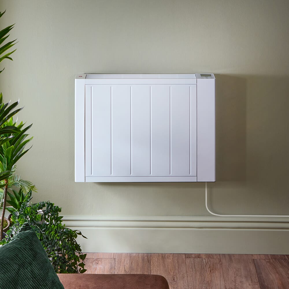 Radiatore Elettrico ad Inerzia con Nucleo in Ceramica - Opzioni con Presa Elettrica o Cablate -  Scelta della Potenza e Finiture - Lex - ECOSO by Hudson Reed