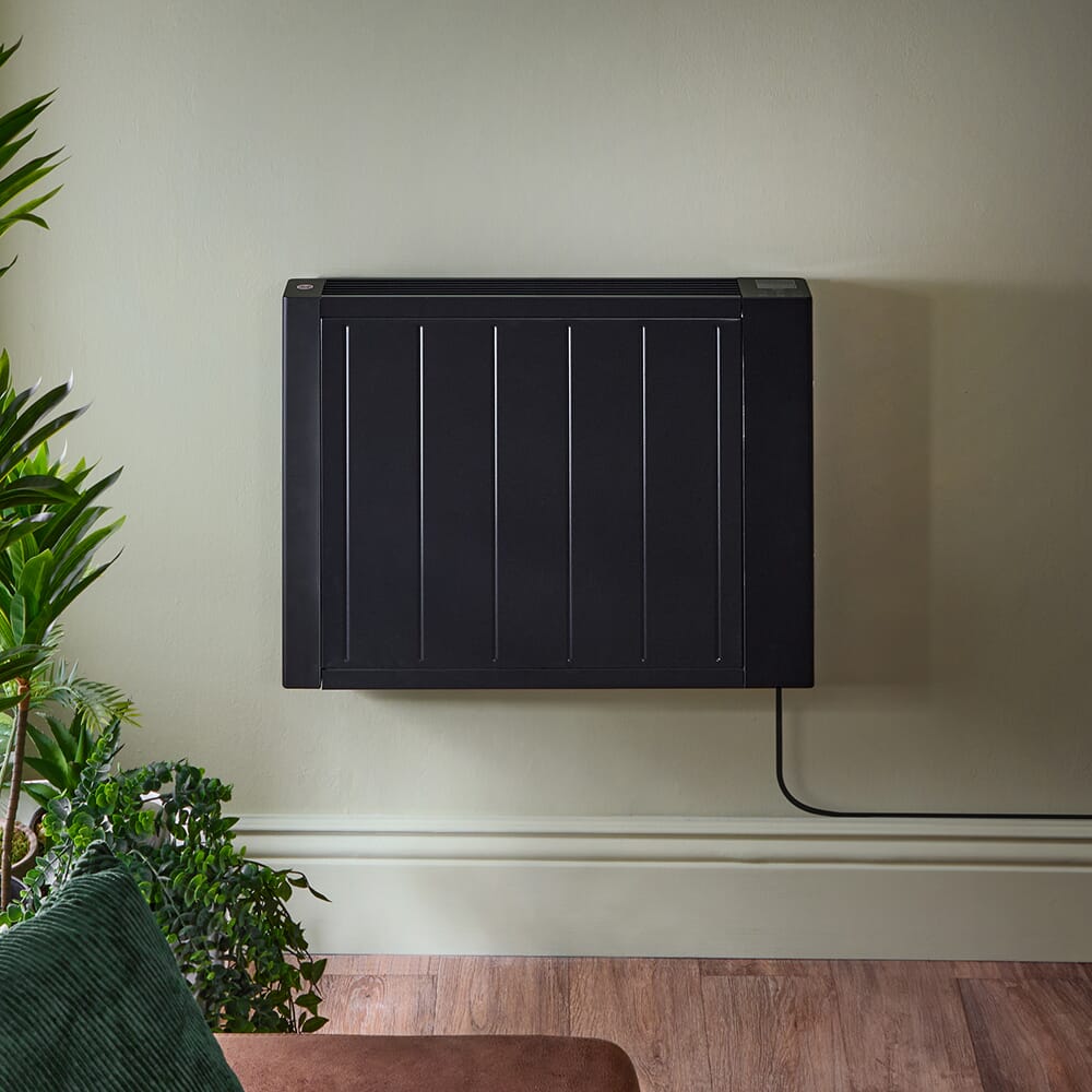 Radiatore Elettrico ad Inerzia con Nucleo in Ceramica - Opzioni con Presa Elettrica o Cablate -  Scelta della Potenza e Finiture - Lex - ECOSO by Hudson Reed