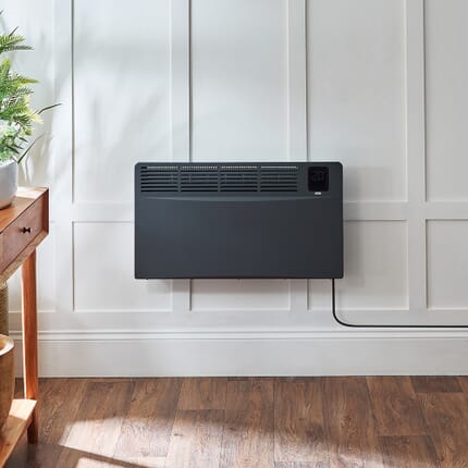 Pannello Convettore Elettrico Riscaldante Smart - Opzioni con Presa Elettrica o Cablate -  Scelta di Finiture e Potenza - Elio - ECOSO by Hudson Reed