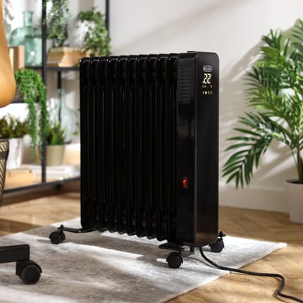 Radiatore Elettrico ad Olio Portatile Intelligente - Scelta di Potenza e Finitura - Kylo - ECOSO by Hudson Reed