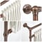 Scaldasalviette Elettrico Tradizionale - Bronzo Spazzolato - 930 x 620mm - 600W - Elizabeth