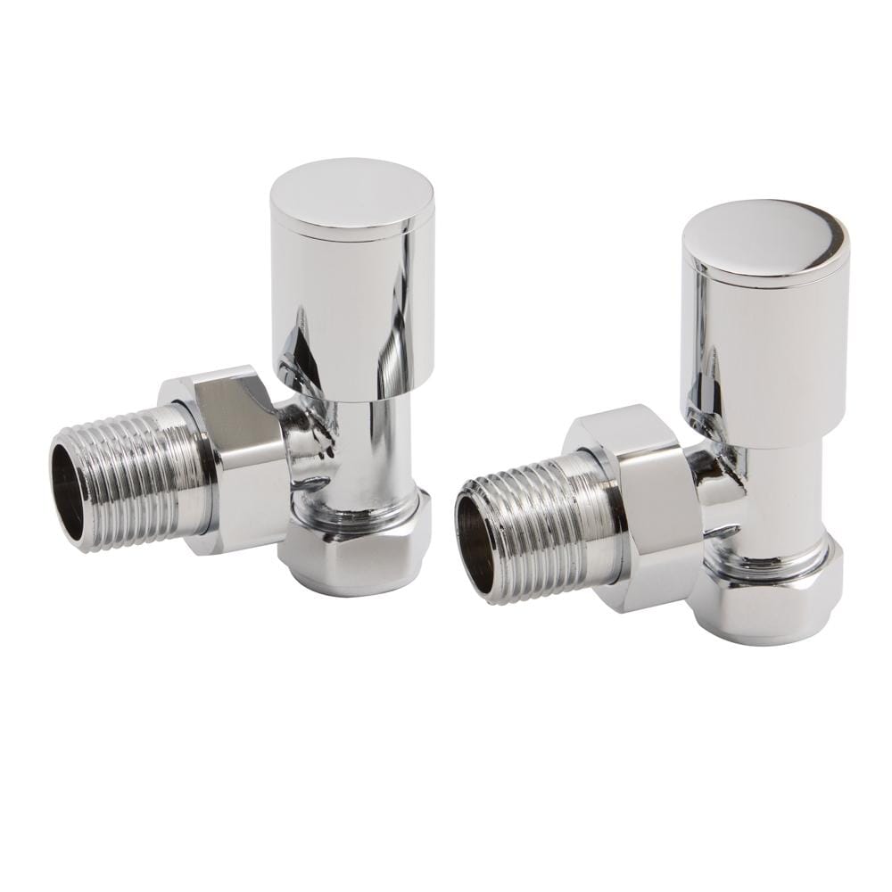 Coppia di Valvole Cromate per Radiatori - Sterling by Hudson Reed