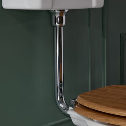 Kit di Scarico per Cassetta Bassa - Cromato - Elizabeth