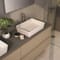 Lavabo da Appoggio Moderno Rettangolare - 500mm x 360mm (Senza Fori per Rubinetteria) - Scelta di Finiture - Hudson Reed x RAK Feeling