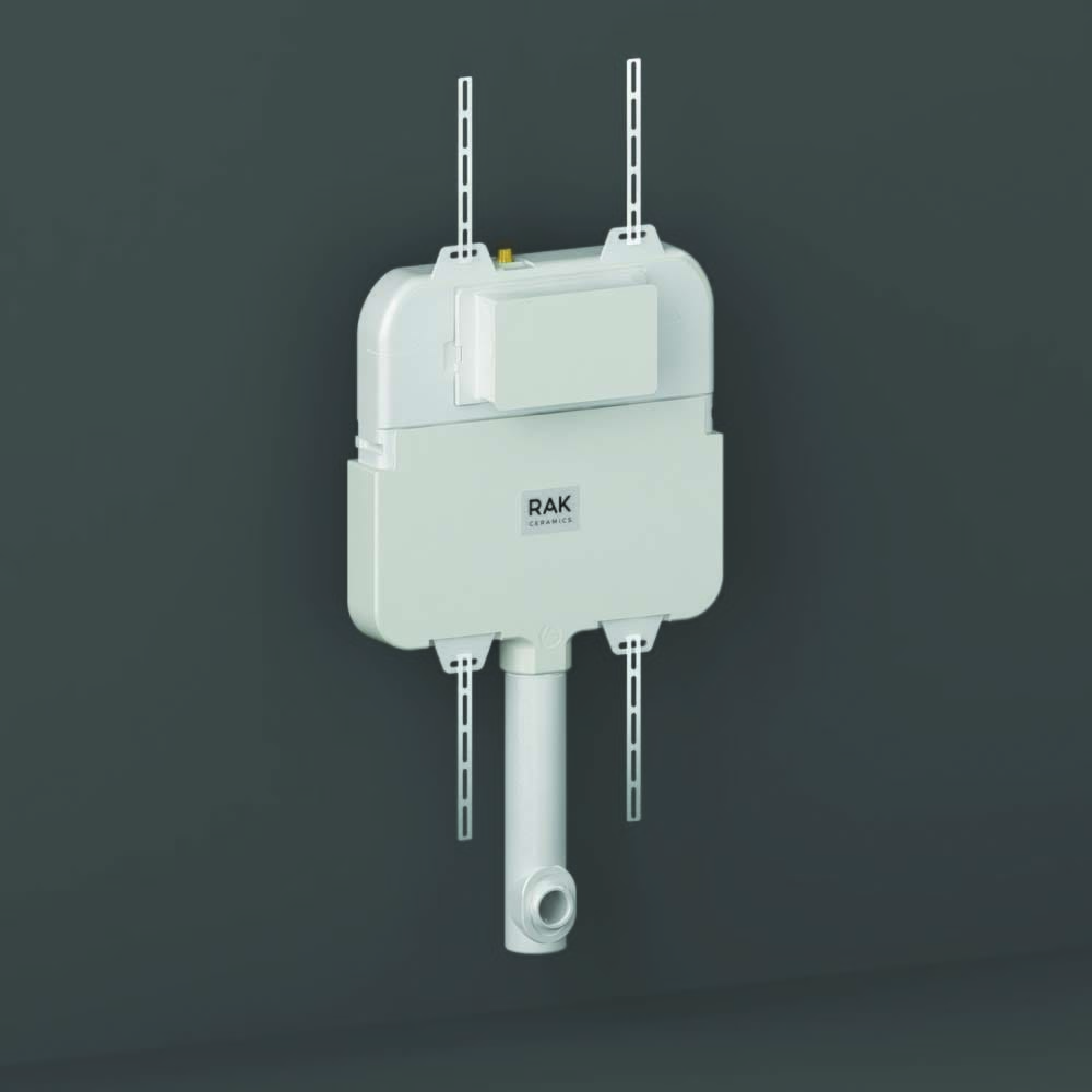 Cassetta di Scarico Incassata Slim da 80mm - Scelta di Placche di Comando - Hudson Reed x RAK Ecofix