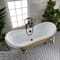 Vasca da Bagno Freestanding a Doppia Estremità Tradizionale - 1750mm x 730mm - Scelta di Finiture Metallizzate e Piedini - Legend