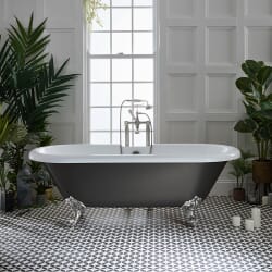 Vasca da Bagno Tradizionale Freestanding - 1795mm x 785mm - Scelta di Finiture Metallizzate e Piedini - Legend