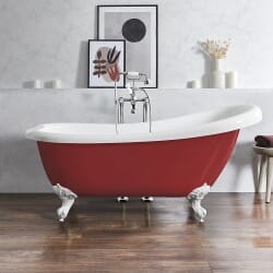 Vasca da Bagno Freestanding Tradizionale - 1710 mm x 740 mm - Scelta della Finitura della Vasca e dei Piedini - Legend