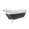 Vasca da Bagno Freestanding Tradizionale - 1710mm x 740mm - Scelta di Finiture Metallizzate e Piedini - Legend