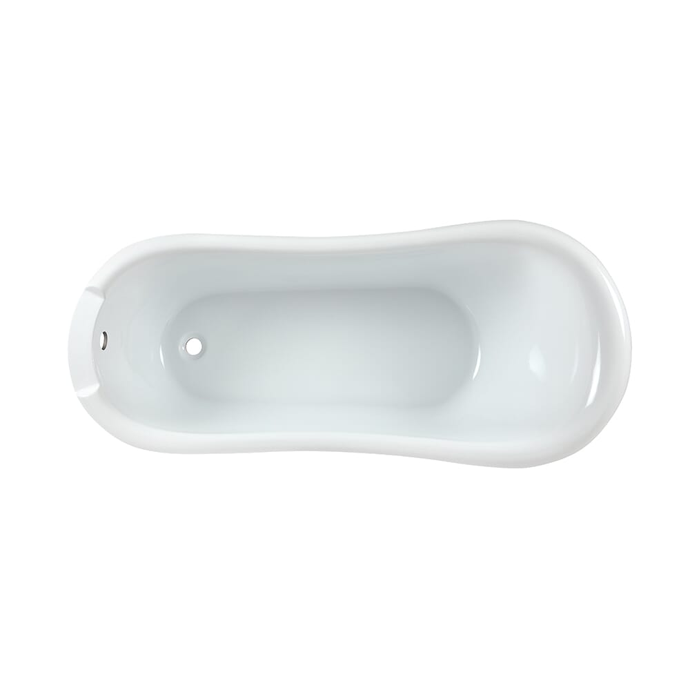 Vasca da Bagno Freestanding Tradizionale - 1710mm x 740mm - Scelta di Finiture Metallizzate e Piedini - Legend