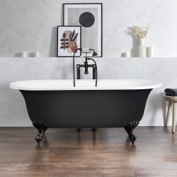Vasca da Bagno Freestanding Tradizionale - 1730 mm x 780 mm - Scelta della Finitura della Vasca e dei Piedini - Richmond