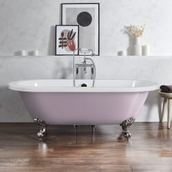 Vasca da Bagno Freestanding Tradizionale con Bordo Arrotondato - 1780 mm x 825 mm - Scelta della Finitura della Vasca e dei Piedini - Legend