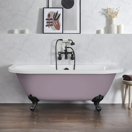 Vasca da Bagno Tradizionale Freestanding - 1685 mm x 780 mm - Scelta della Finitura della Vasca e dei Piedini - Richmond