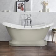Vasca da Bagno Tradizionale a Doppia Estremità con Base - 1750 mm x 730 mm - Scelta di Finiture - Ryther