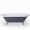 Vasca da Bagno Centro Stanza Retrò 1795mm x 785mm Colore Grigio Pietra – Elton