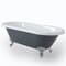 Vasca da Bagno Centro Stanza Retrò 1795mm x 785mm Colore Grigio Pietra – Elton
