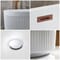 Vasca da Bagno Freestanding Moderna a Doppia Estremità con Bordo Scanalato - 1700mm x 800mm - Scelta di Finiture per Troppopieno - Florence