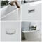 Vasca da Bagno Freestanding Moderna Quadrata a Doppia Estremità - Scelta di Dimensioni e Finitura del Troppopieno - Sandford