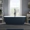 Vasca da Bagno Freestanding Moderna Ovale a Doppia Estremità - Disponibile in Diverse Finiture e Dimensioni - Otterton