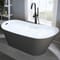 Vasca da Bagno Moderna Freestanding - Disponibile in Diversi Colori e Dimensioni - Otterton