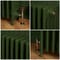 Radiatore Tradizionale in Ghisa a 4 Colonne - Alto 357mm - Finitura Verde Duck Green di Farrow & Ball - Isabel