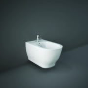 Bidet Monoblocco Moderno senza Brida - Bianco Lucido - Hudson Reed x RAK Moon