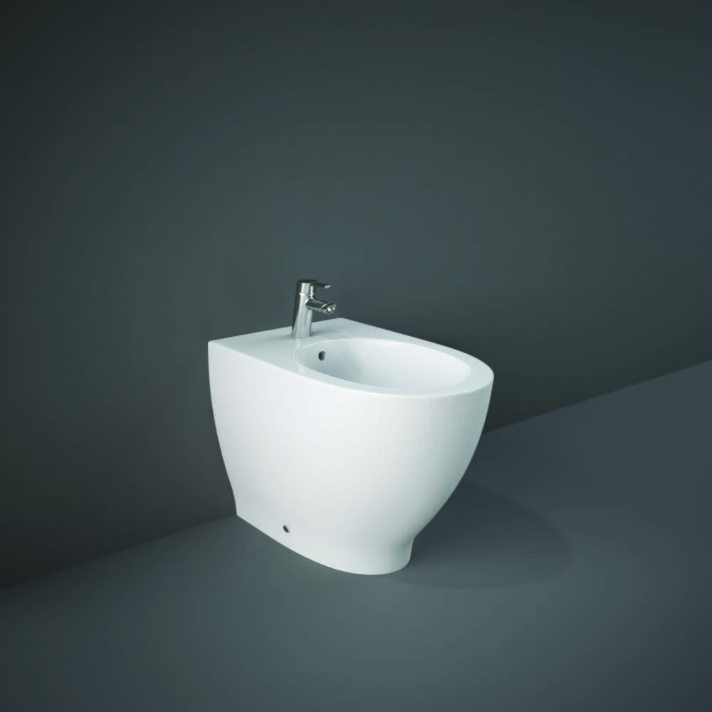 Bidet a Parete Moderno senza Brida - Bianco Lucido - Hudson Reed x RAK Moon