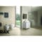 Sanitario WC Moderno Monoblocco con Sedile Ammortizzato - Bianco Lucido - Hudson Reed x RAK Moon