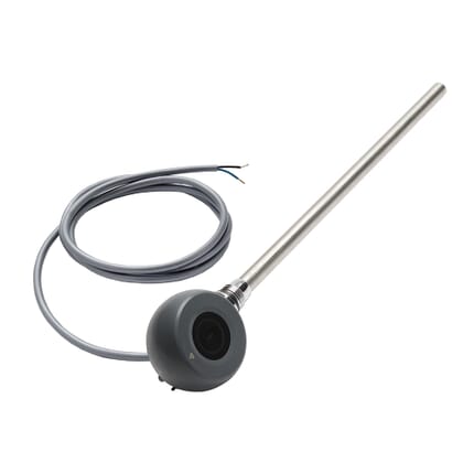 Elemento Elettrico Termostatico Wi-Fi Antracite per Radiatori Orizzontali - Opzioni con Presa Elettrica o Cablate e Scelta della Potenza - ECOSO by Hudson Reed