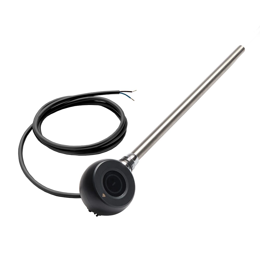 Elemento Riscaldante Termostatico Wi-Fi Nero per Radiatori Verticali - Opzione Presa Elettrica o Cavo - Scelta della Potenza - ECOSO by Hudson Reed