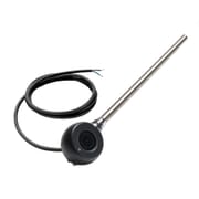 Elemento Riscaldante Termostatico Wi-Fi Nero per Radiatori Verticali - Opzione Presa Elettrica o Cavo - Scelta della Potenza - ECOSO by Hudson Reed