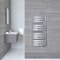 Scaldasalviette Curvo Moderno - Cromato - 1080mm x 550mm - Elgin